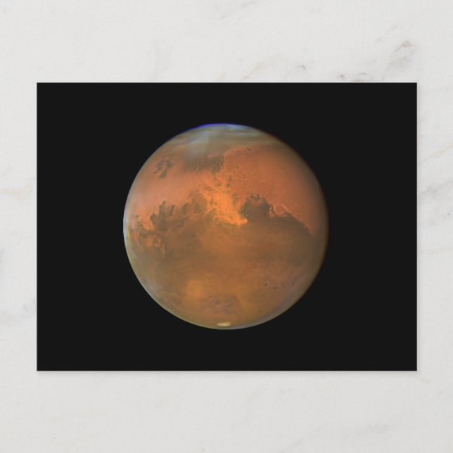 Mars (Hubble Teleskop) Postkarte (Vorderseite)