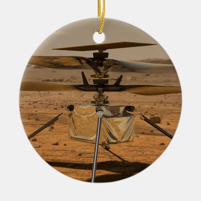 Mars Hubschrauber für den Einfallsreichtum Keramik Ornament (Vorne)