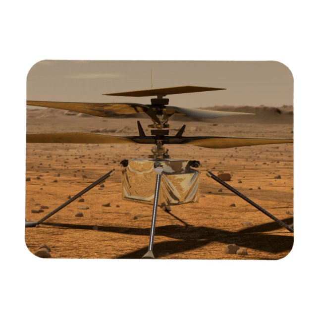 Mars Hubschrauber für den Einfallsreichtum Magnet (Horizontal)