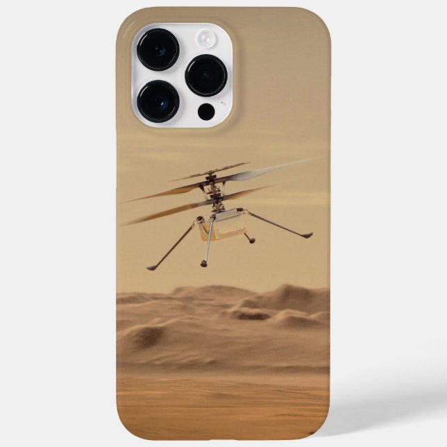 Mars Hubschrauberflug Case-Mate iPhone 14 Pro Max Hülle (Rückseite)