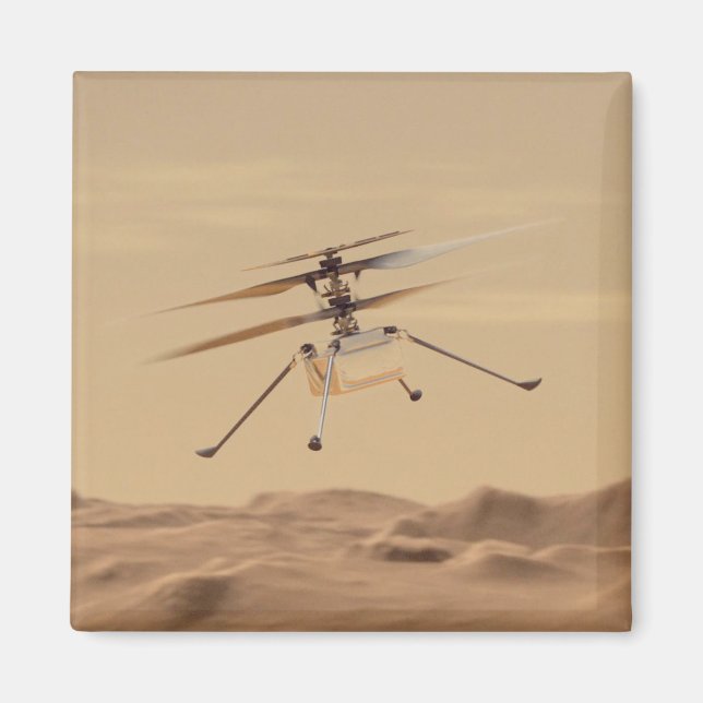 Mars Hubschrauberflug Magnet (Vorne)