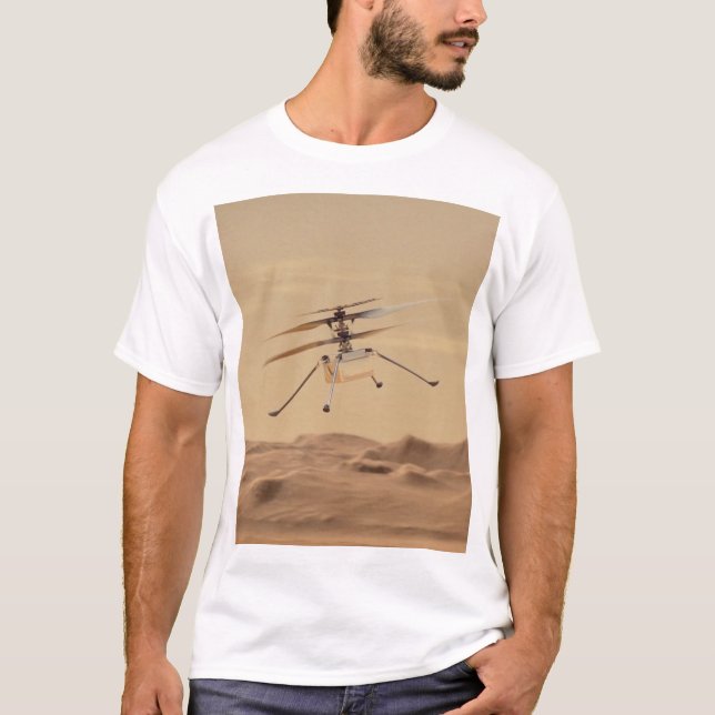 Mars Hubschrauberflug T-Shirt (Vorderseite)