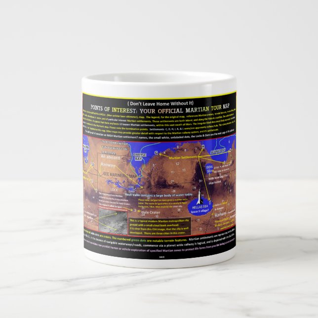 Mars Jumbo-Tasse (Vorderseite)