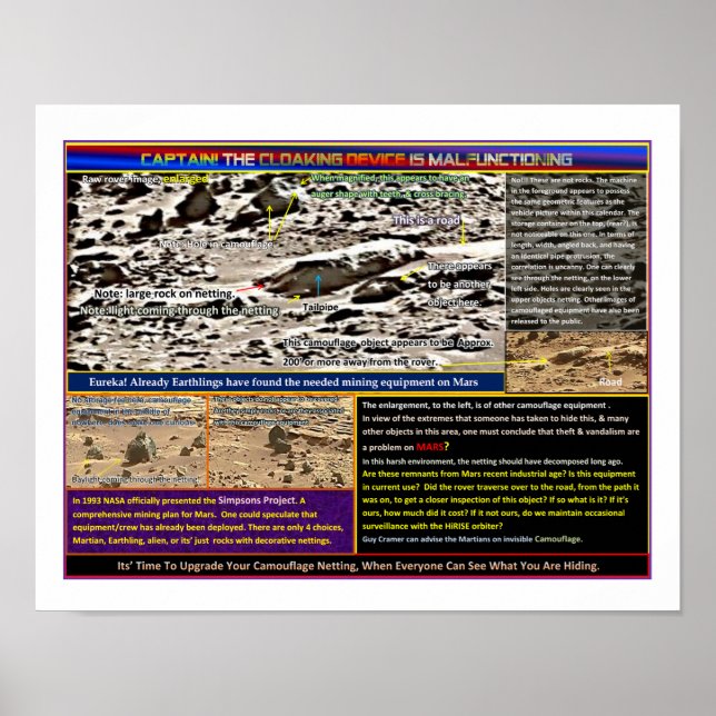 Mars Machines maskiert Poster (Vorne)