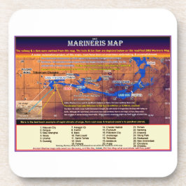 Mars Marineris Karte Getränkeuntersetzer