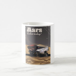 Mars, Melde dich heute an! Retro-Militär-Weltraump Verwandlungstasse
