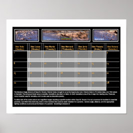 Mars Mineralien Poster