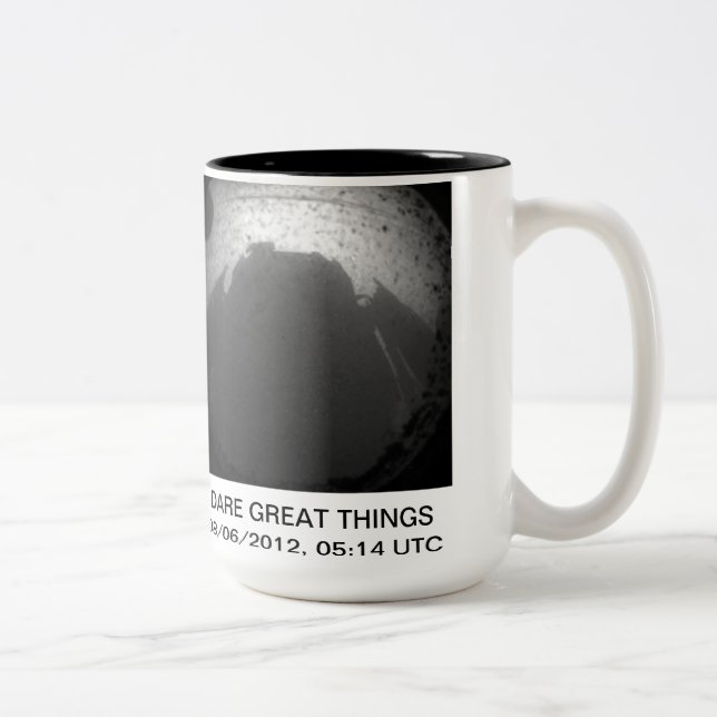 MARS-NEUGIER-LANDUNGS-TASSE ZWEIFARBIGE TASSE (Rechts)