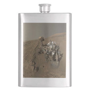 Mars Neugier Roter Marsch Landschaft Flachmann