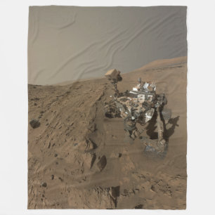 Mars Neugier Roter Marsch Landschaft Fleecedecke
