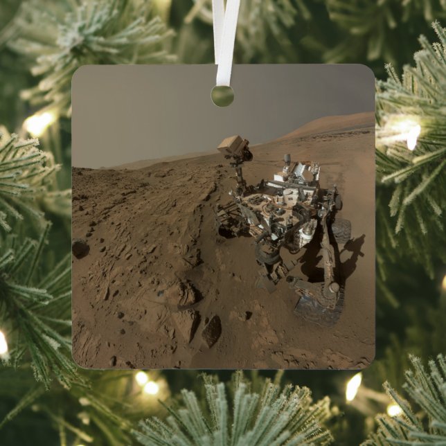 Mars Neugier Roter Marsch Landschaft Ornament Aus Metall (InSitu)