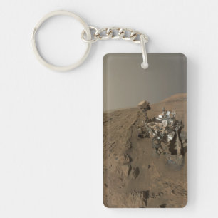 Mars Neugier Roter Marsch Landschaft Schlüsselanhänger