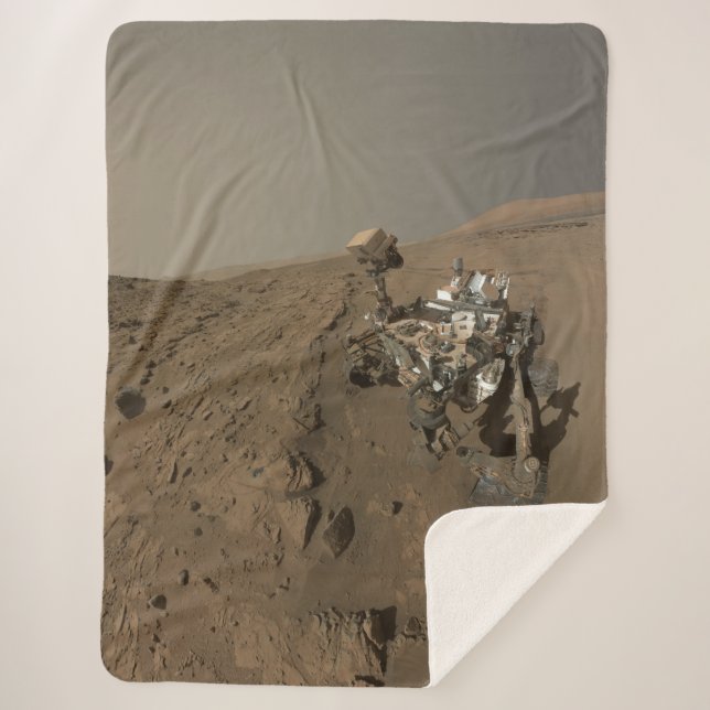 Mars Neugier Roter Marsch Landschaft Sherpadecke (Vorderseite)