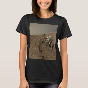 Mars Neugier Roter Marsch Landschaft T-Shirt