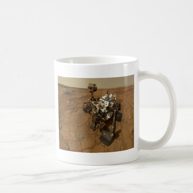 Mars-Neugier-Selbstporträt Kaffeetasse (Rechts)