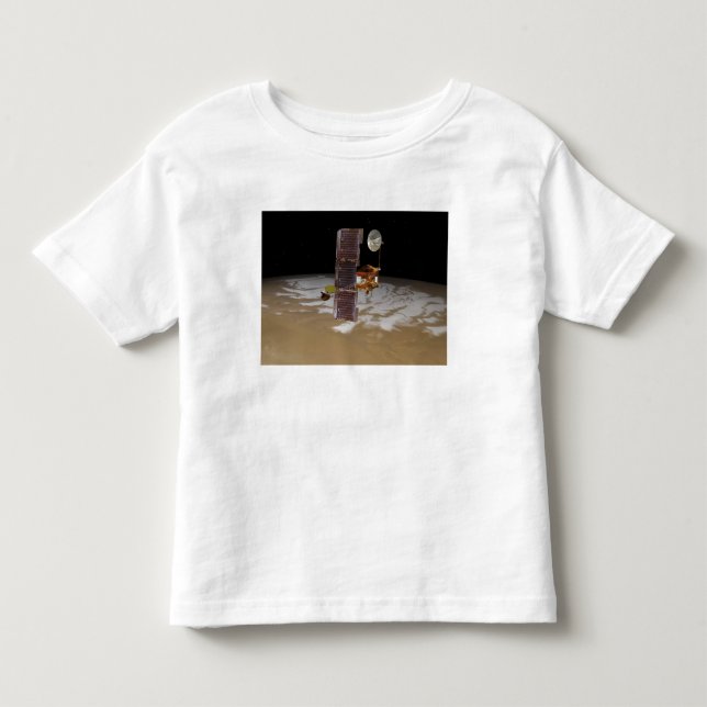 Mars Odyssey-Raumfahrzeug Kleinkind T-shirt (Vorderseite)