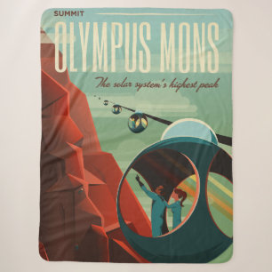Mars Olympus Mons Höchstes Vulkansolarsystem Sherpadecke