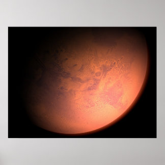 Mars Orbit Poster