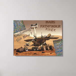 Mars Pathfinder Rover Stretched Canvas Print Leinwanddruck