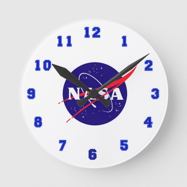 Mars Phoenix 2007 Lander Runde Wanduhr (Vorderseite)