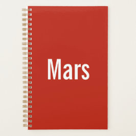 Mars Planner  Planer
