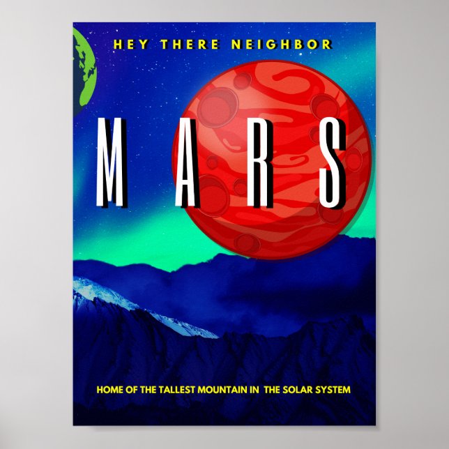 Mars Poster (Vorne)