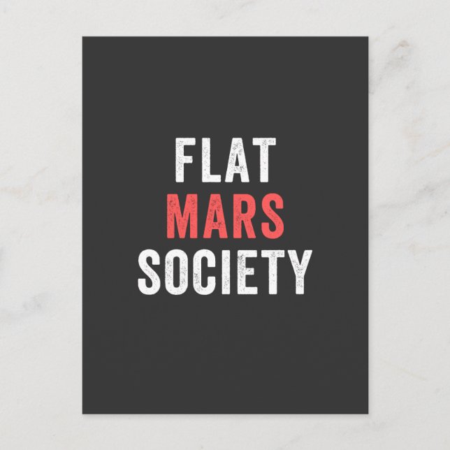 Mars Postkarte (Vorderseite)