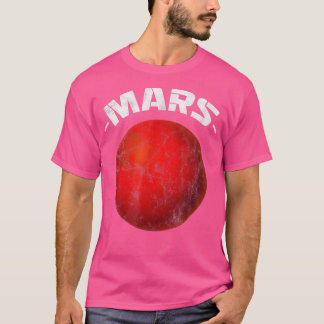 Mars Red Planet Space Eploration Science Astronomi T-Shirt