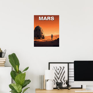 Mars reisen poster
