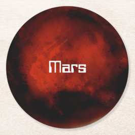 Mars Runder Pappuntersetzer