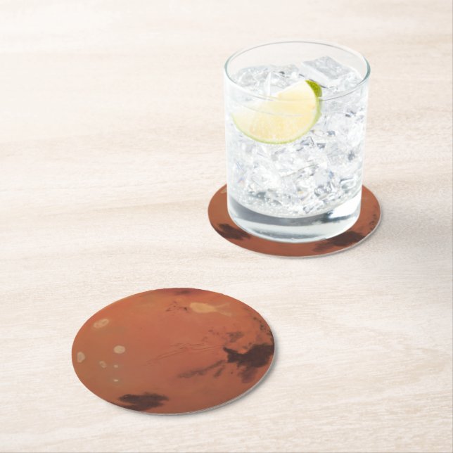 Mars Runder Pappuntersetzer (Vor Ort)