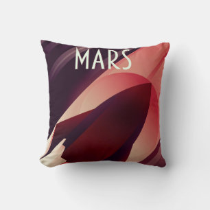 Mars Starship Art Deco Art Collection Kissen