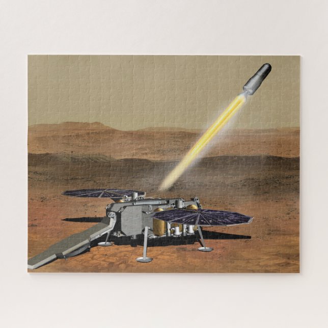 Mars starten aus den Mars. (Horizontal)
