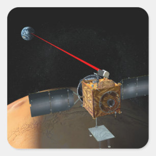 Mars Telecommunications Orbiter Quadratischer Aufkleber