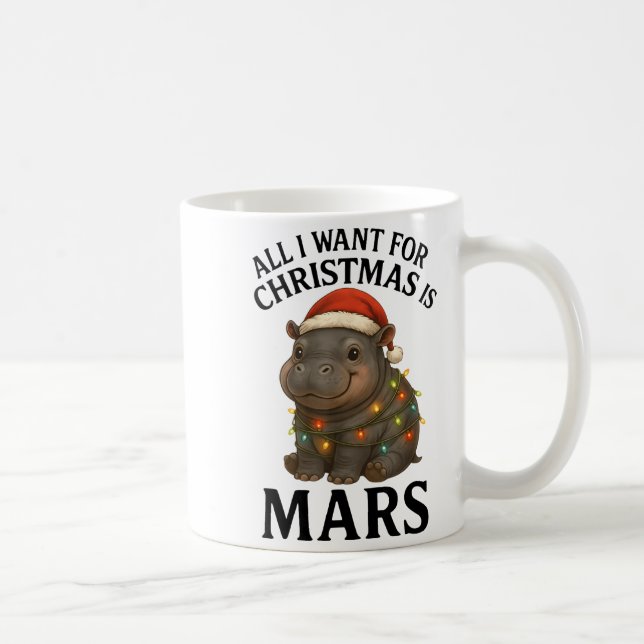 Mars The Hip Christmas Baby Hip Mars Viral Pygmy H Kaffeetasse (Rechts)