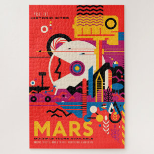 Mars-Touristen-Plakat