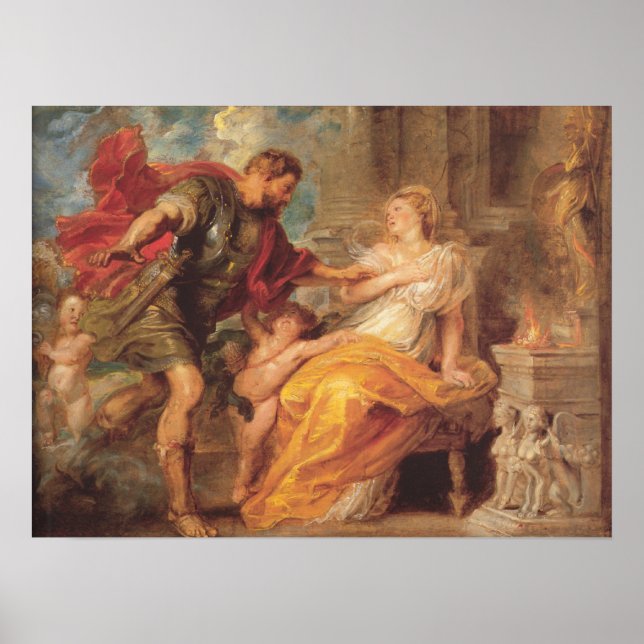 Mars und Rhea Silvia Poster (Vorne)