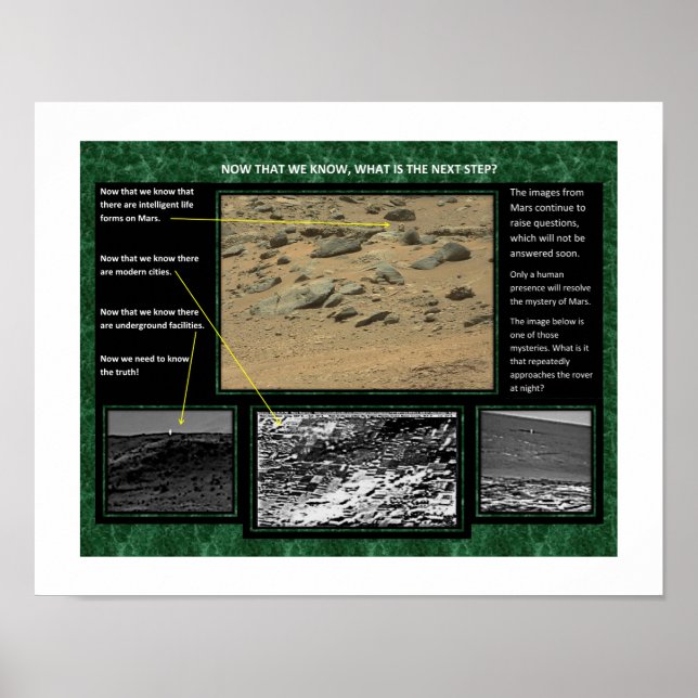 Mars unmaskiert poster (Vorne)