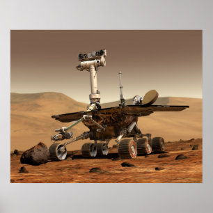 Mars-Vagabund 'Spirit der NASAs Poster