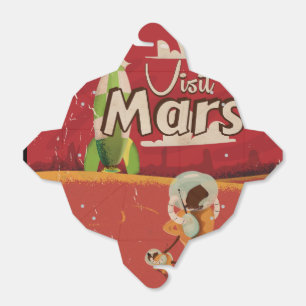 Mars Vintage Reiseplakat Geschenkschachtel