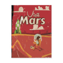 Mars Vintage Travel Poster