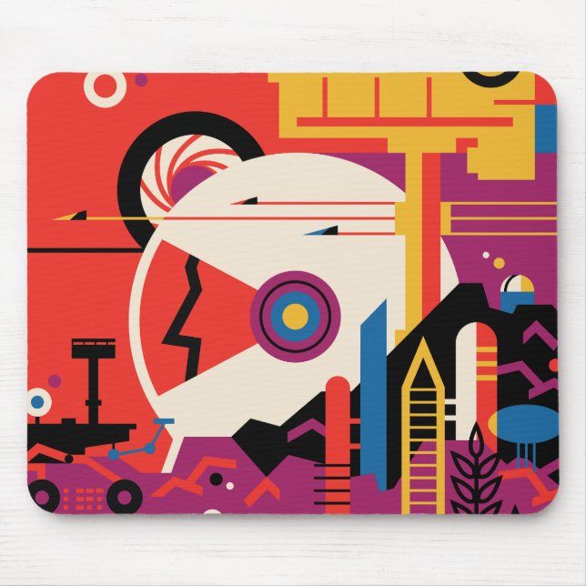 „Mars“ – Visionen der Zukunft Mousepad (Vorne)