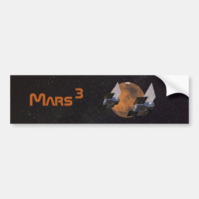 Mars von MarCO CubeSats kubiert Autoaufkleber (Vorne)
