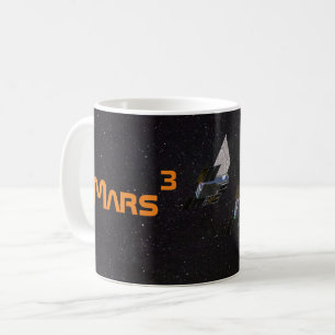 Mars von MarCO CubeSats kubiert Kaffeetasse