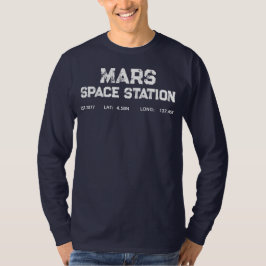 Mars-Weltraumstation Vintage-Logo T-Shirt