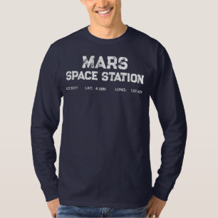Mars-Weltraumstation Vintage-Logo T-Shirt