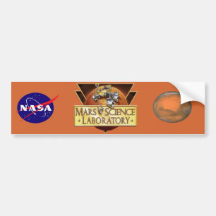 Mars-Wissenschafts-Laborlandungs-Team-Logo Autoaufkleber