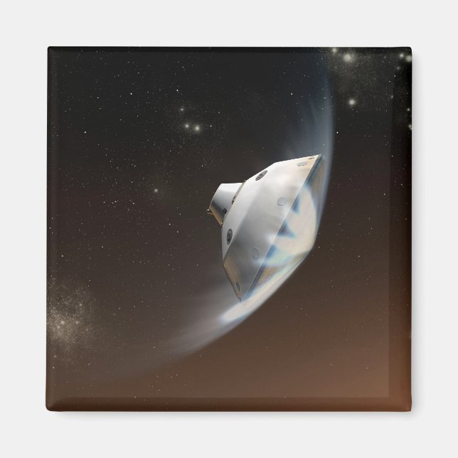 Mars Wissenschaftslabor Aeroshell Kapsel 2 Magnet (Vorne)