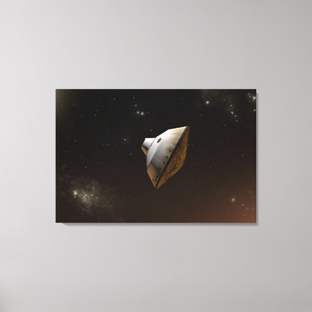 Mars Wissenschaftslabor Aeroshell Kapsel Leinwanddruck (Vorderseite)