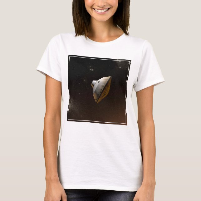 Mars Wissenschaftslabor Aeroshell Kapsel T-Shirt (Vorderseite)